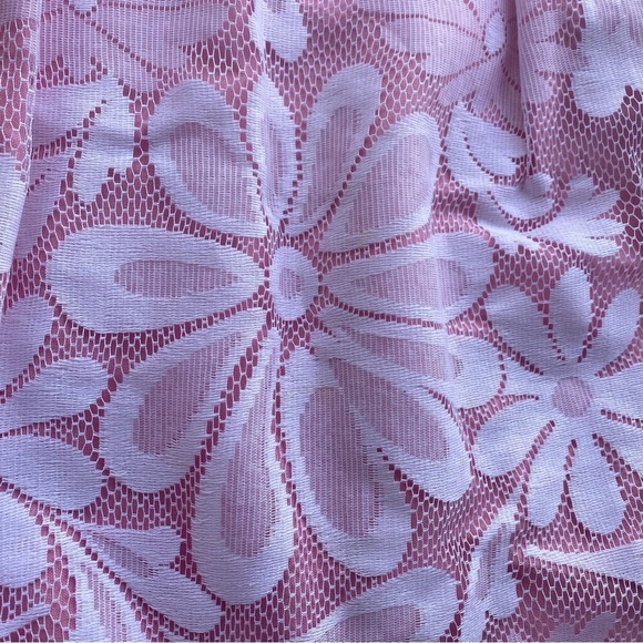 Vintage Handmade Pink Floral Women’s Spaghetti Straps Maxi Dress - Picture 14 of 15